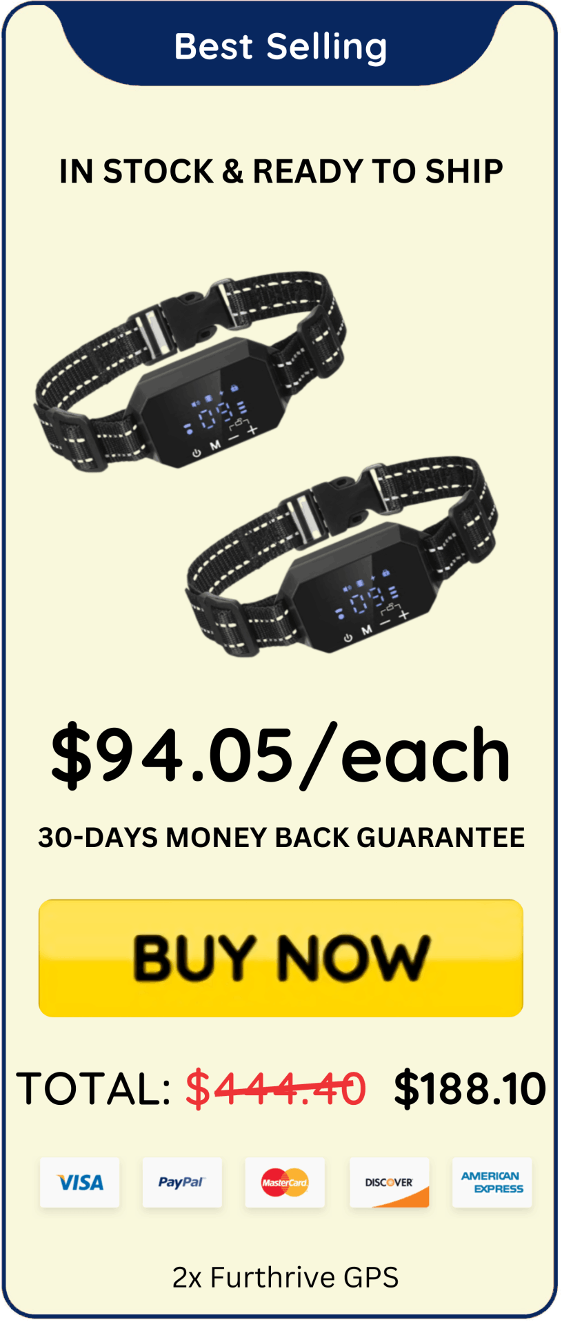 Furthrive GPS offer price 